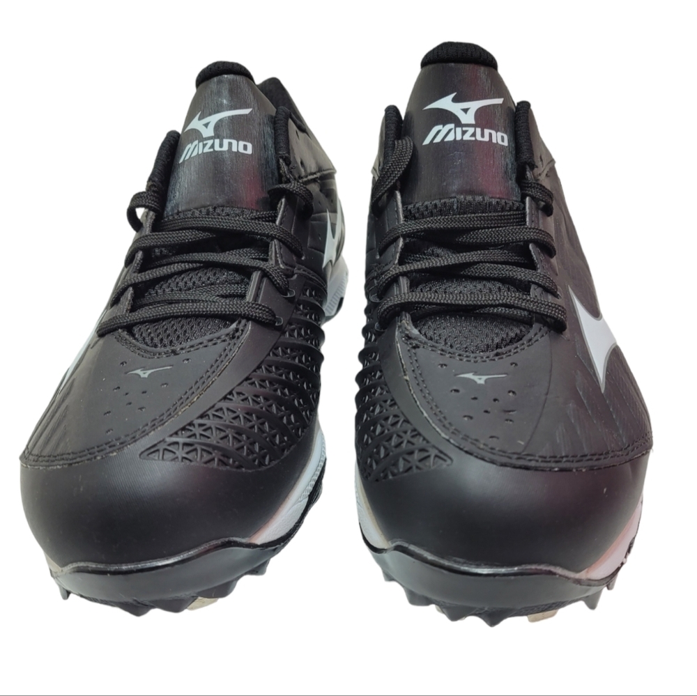 Mizuno Men's Black and White Athletic Cleats - Picture 4 of 6